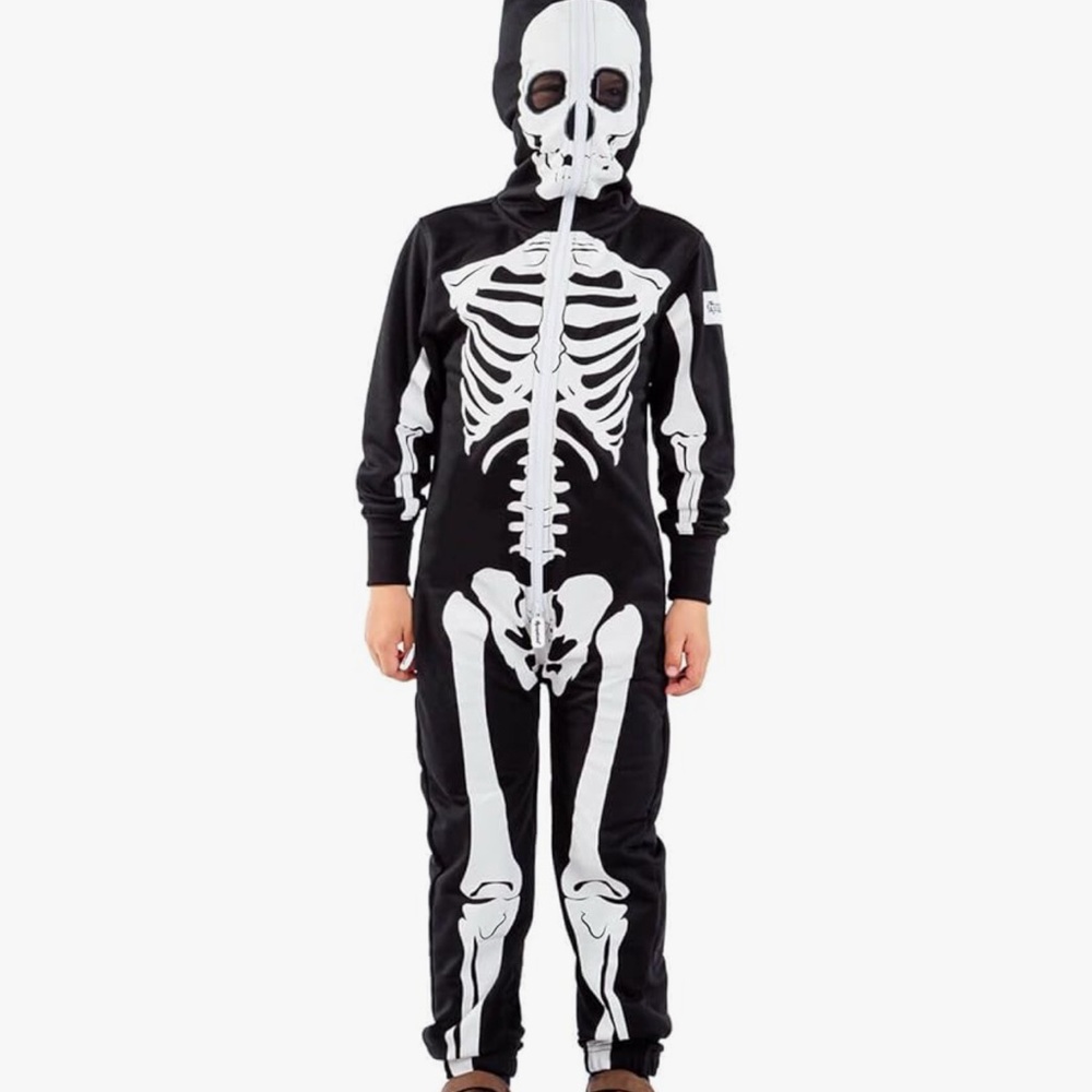 Tipsy Elves Skeleton Jumpsuit for Kids